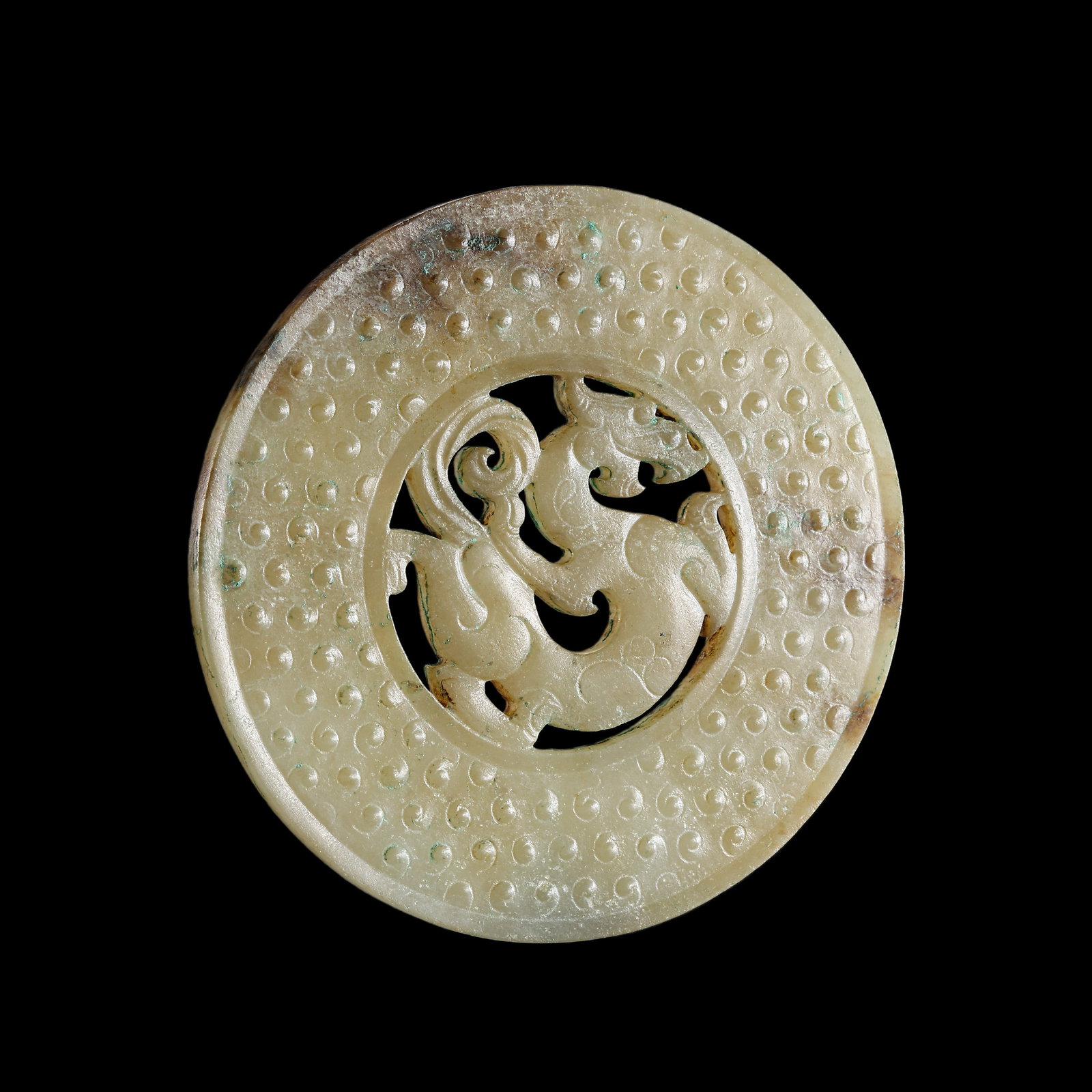 Jade Bi from the Han Dynasty in China (1 of 6)
