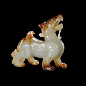 Jade Beasts from the Han Dynasty in China