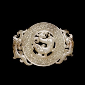 Jade Bi from the Han Dynasty in China