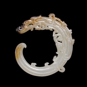 Jade Dragon from the Han Dynasty in China