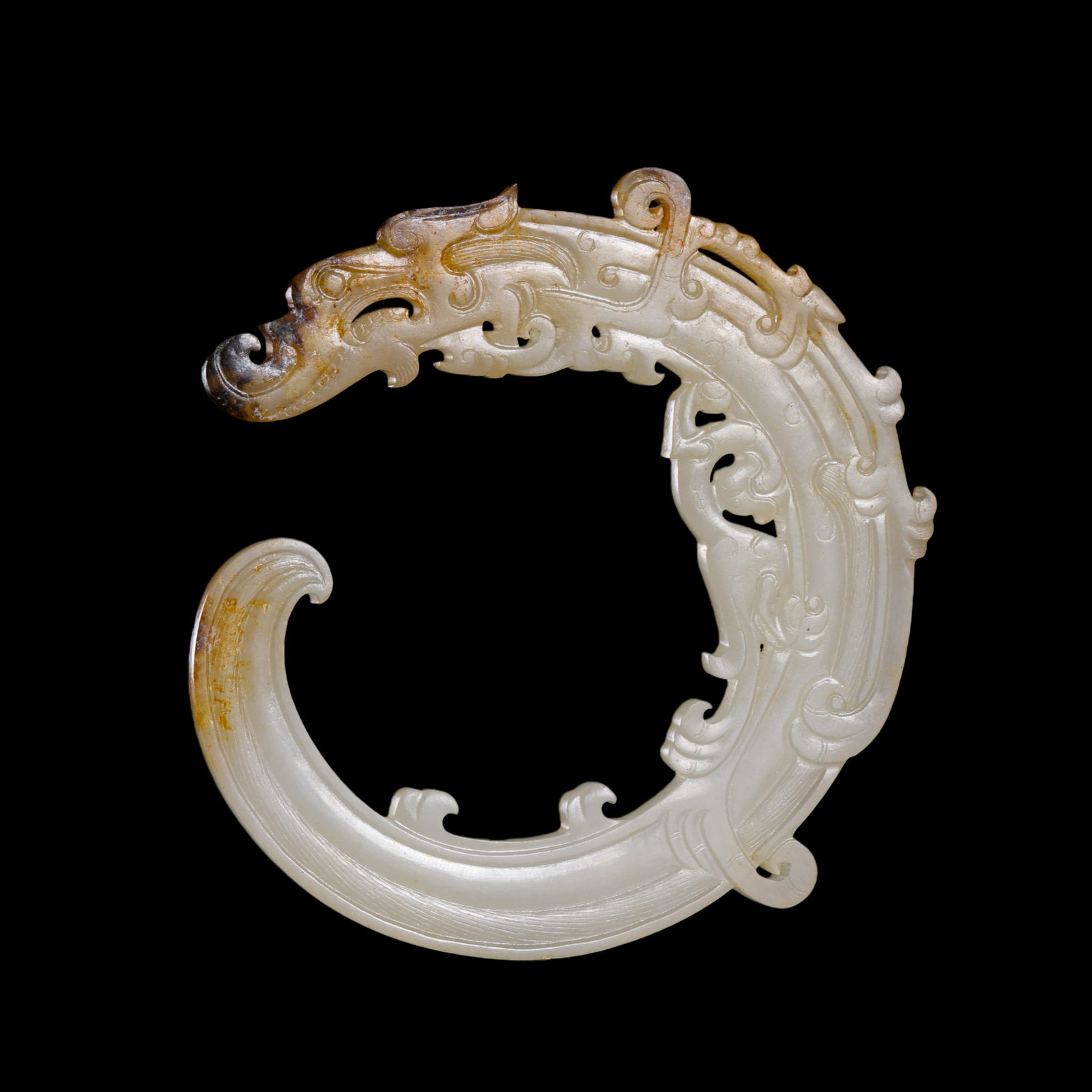 Jade Dragon from the Han Dynasty in China (1 of 6)