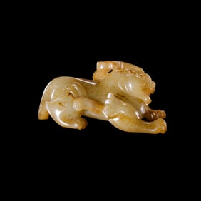 Jade Beasts from the Han Dynasty in China