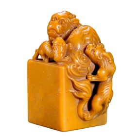 Qing Dynasty Tianhuang Stone Seal