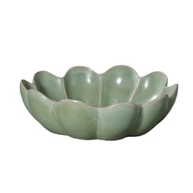 Chinese Song Dynasty celadon flower-shaped bowl