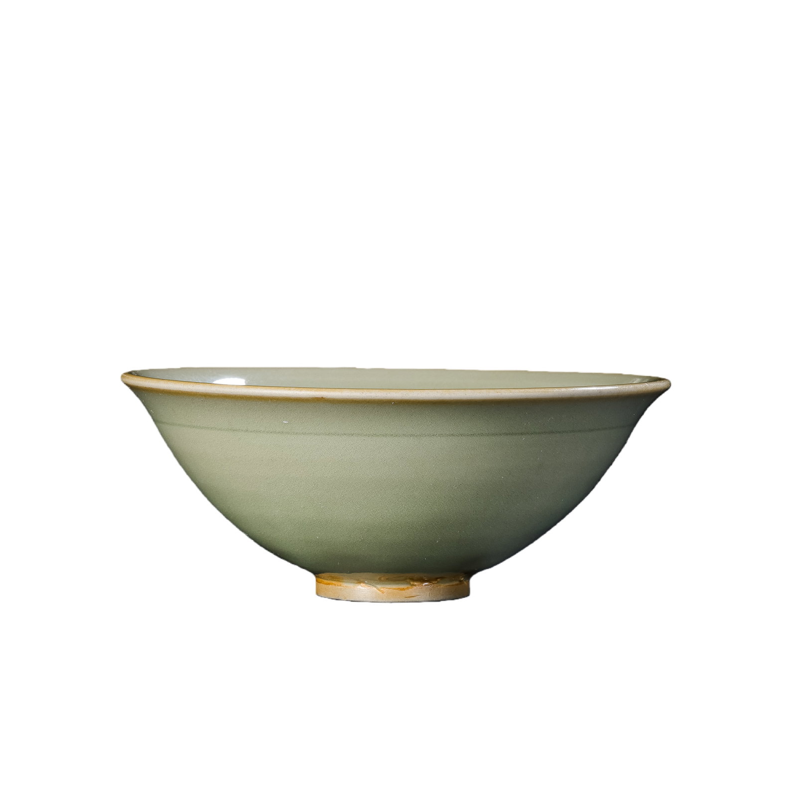 Moon-white glazed cup from Yaozhou kiln during the late Tang and Five Dynasties period in China (1 of 9)