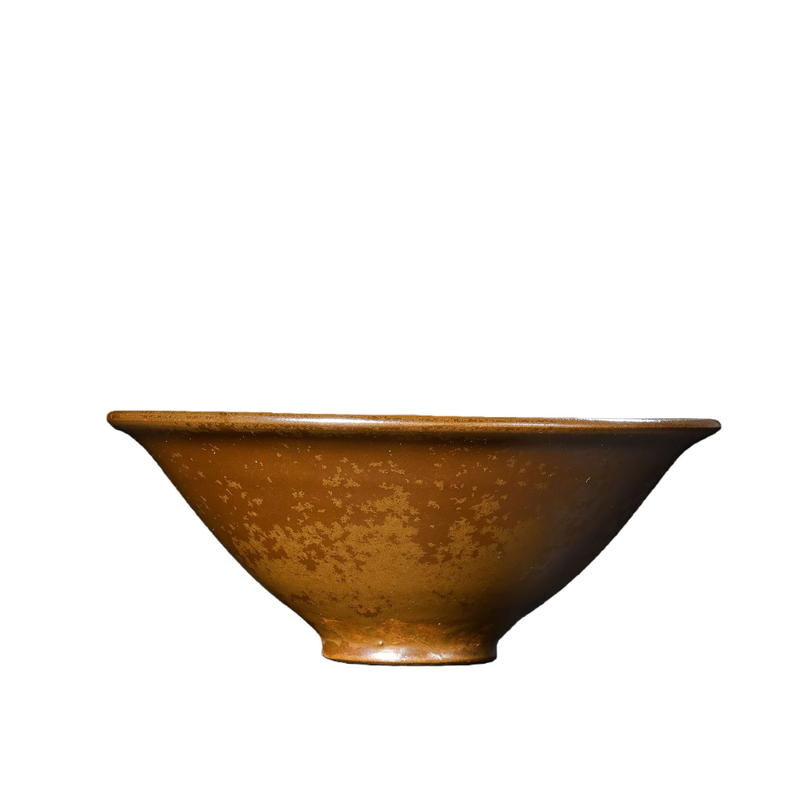 Red-glazed conical cup from Yaozhou kiln, Northern Song Dynasty, China (1 of 9)