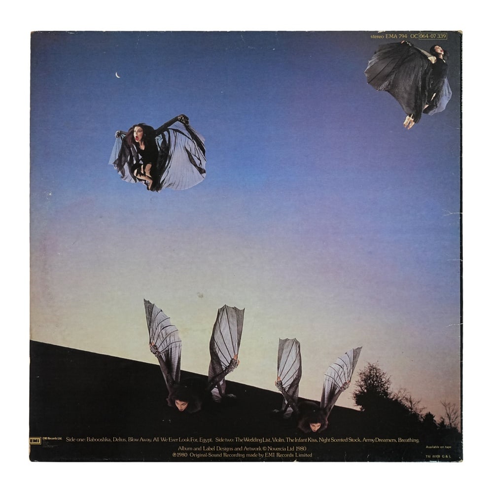 KATE BUSH SIGNED "NEVER FOR EVER" LP - 4