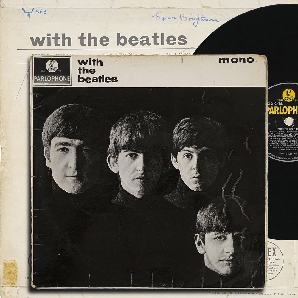 THE BEATLES FULLY SIGNED "WITH THE BEATLES" UK FIRST PRESSING MONO LP: 12 1/4 x 12 1/4 in Provenance and Authentication: This collectible has undergone a rigorous forensic evaluation. The signatures were carefully analyzed across multiple criteria, including ink