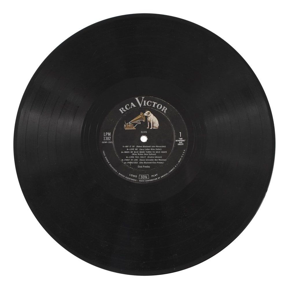ELVIS PRESLEY SIGNED "ELVIS" LP - 5