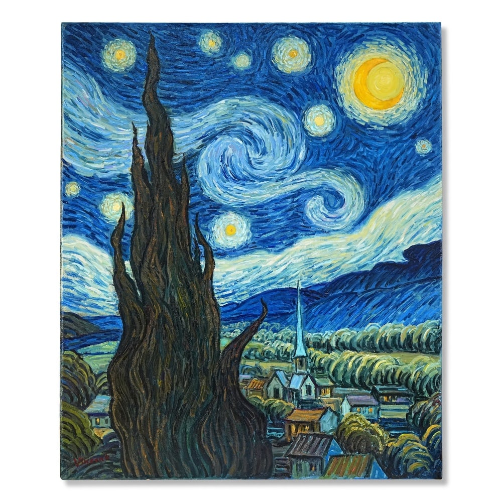 VINCENT VAN GOGH (1853-1890), ATTRIBUTED TO, OIL ON CANVAS: Signed (lower left) Image Dimensions: 25 3/4 x 21 1/2 in (65.5 x 54.5 cm) This painting comes with COA. Vincent van Gogh remains one of the most emotionally powerful and transformative figures in the