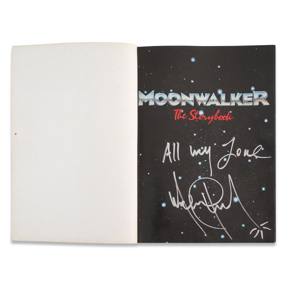 MICHAEL JACKSON SIGNED "MOONWALKER: THE STORYBOOK" - 3