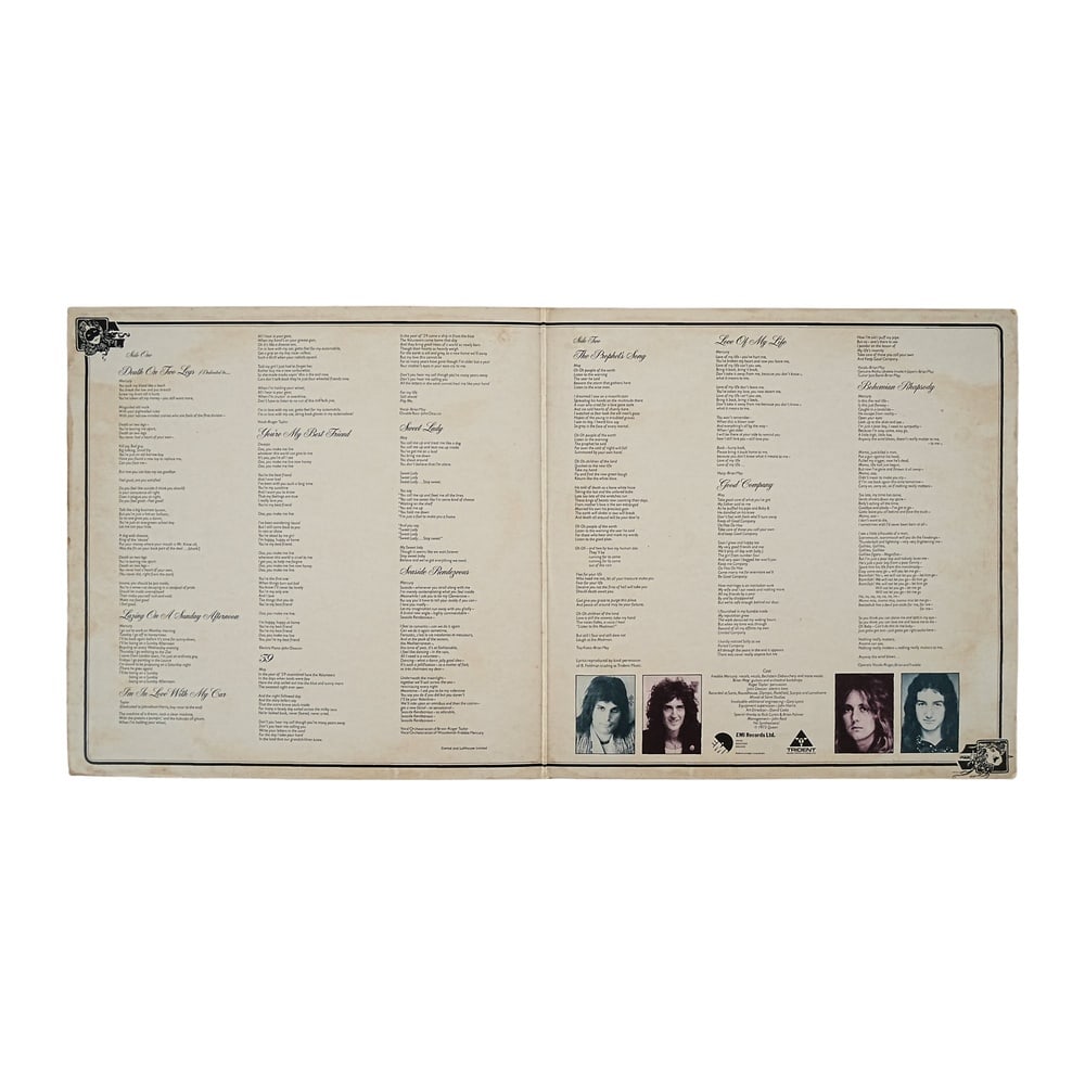 QUEEN FULLY SIGNED "A NIGHT AT THE OPERA" LP - 3