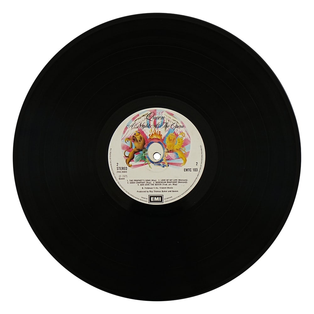 QUEEN FULLY SIGNED "A NIGHT AT THE OPERA" LP - 8