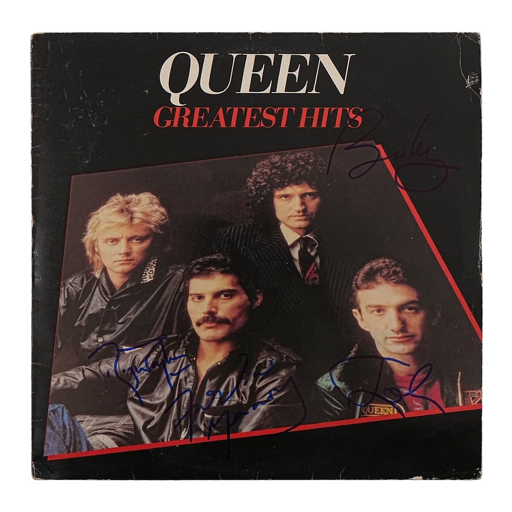 QUEEN FULLY SIGNED "GREATEST HITS" LP - 2