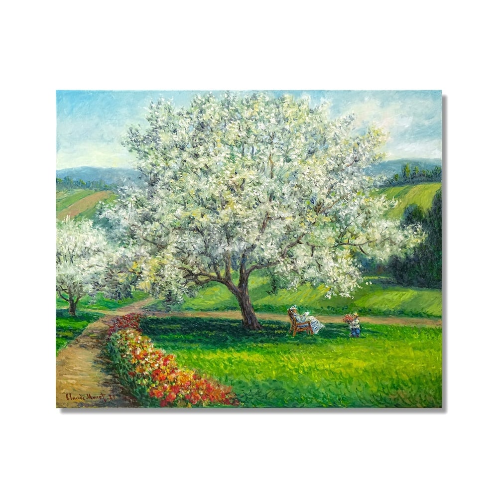 CLAUDE MONET (1840-1926), ATTRIBUTED TO, OIL ON CANVAS: Signed (lower left) Image Dimensions: 24 x 29 in (61 x 73.5 cm) This painting comes with COA. Claude Monet's early 1880s paintings reflect a pivotal moment in the evolution of Impressionism, where the
