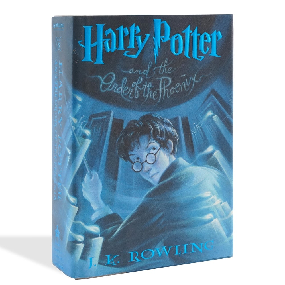 J.K. ROWLING SIGNED "HARRY POTTER AND THE ORDER OF THE PHOENIX" FIRST EDITION: 9 1/4 x 6 1/4 in (23.5 x 16 cm) J.K. Rowling is one of the most influential authors of the modern era, with the Harry Potter series achieving global cultural significance. Signed copies of her works c
