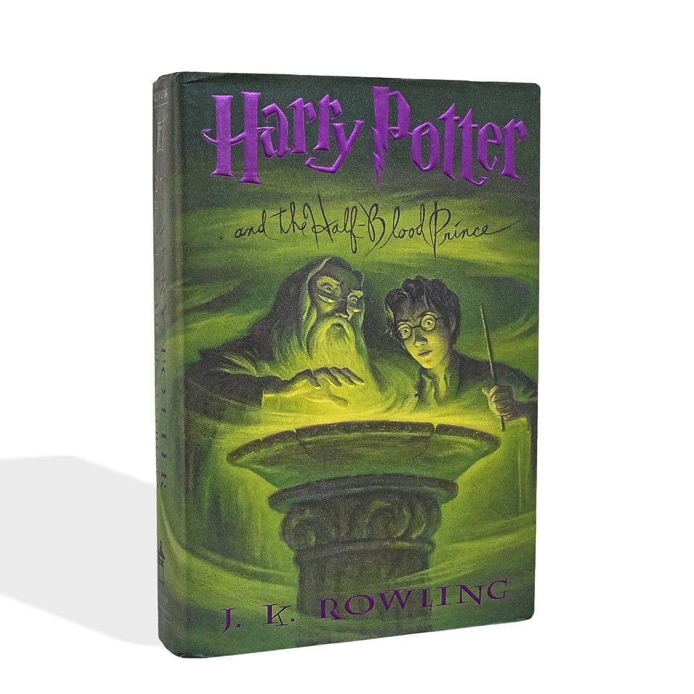 J.K. ROWLING SIGNED "HARRY POTTER AND THE HALF-BLOOD PRINCE" FIRST EDITION FIRST PRINTING: 9 1/4 x 6 3/8 in (23.6 x 16.2 cm) J.K. Rowling stands as one of the most influential literary figures of the modern era. Her creation of the Harry Potter series reshaped contemporary publishing, revit