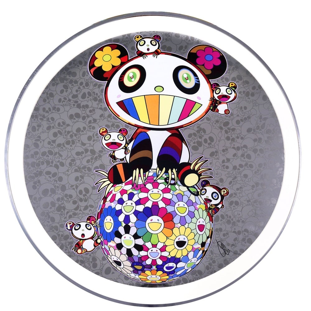 TAKASHI MURAKAMI (B.1962), OFFSET LITHOGRAPH: Signed (lower right) Image Dimensions: 26 3/4 x 26 3/4 in (68 x 68 cm) Takashi Murakami (b. 1962), widely regarded as the foremost figure of contemporary Japanese art, has redefined the global percept