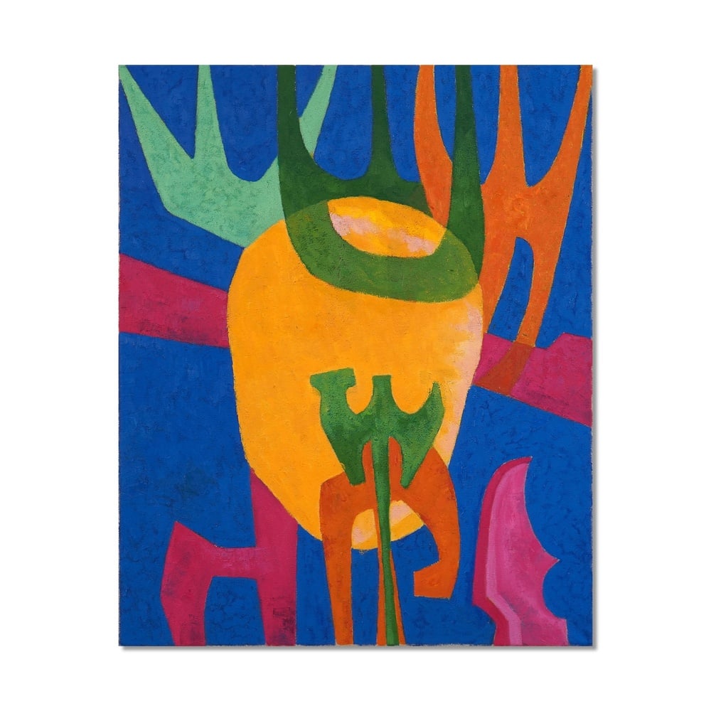 PEDRO CORONEL (1922-1985), ATTRIBUTED TO, OIL ON CANVAS: Image Dimensions: 31 1/2 x 25 5/8 in (80 x 65 cm) Signed (verso) This painting comes with COA. Pedro Coronel (1923-1985) stands among the most iconic figures of 20th-century Mexican abstraction.