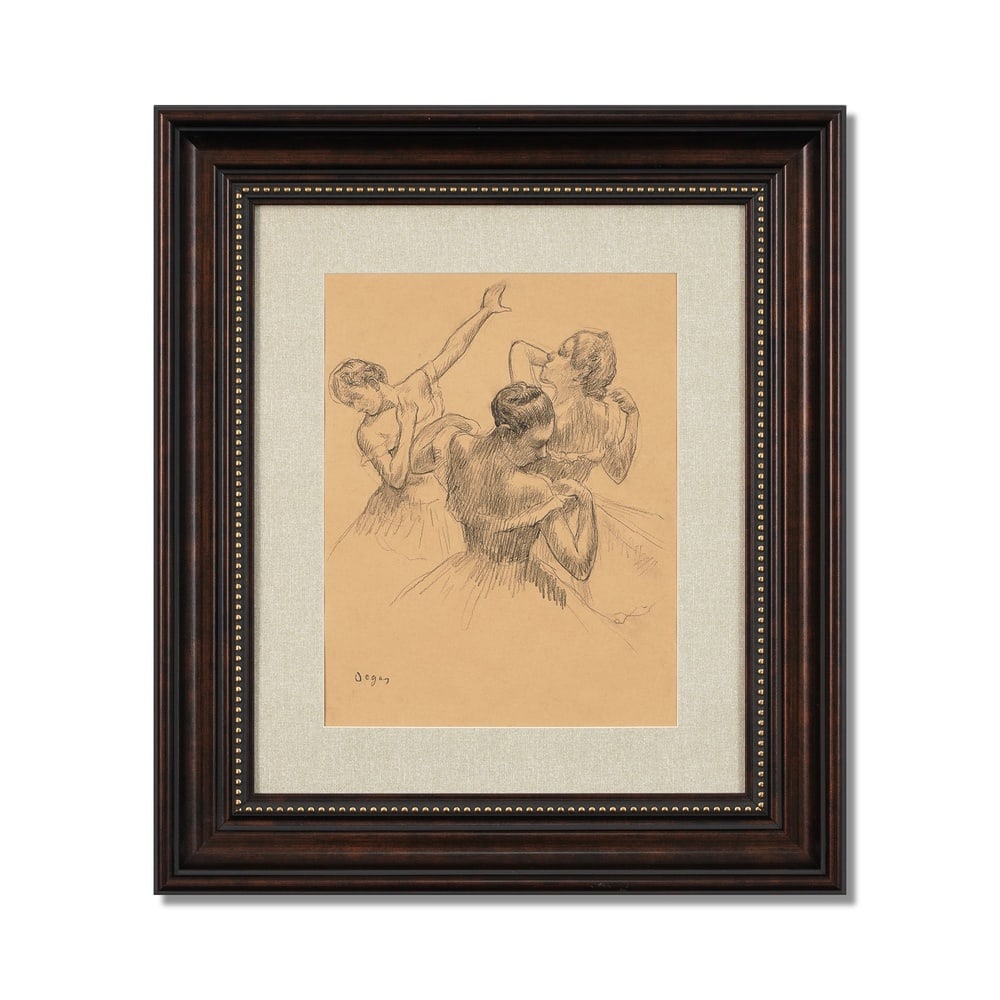 EDGAR DEGAS (1834-1917), ATTRIBUTED TO, CHARCOAL ON PAPER: Signed (lower left) Image Dimensions: 12 1/4 x 9 1/2 in (31.2 x 24 cm) Framed Dimensions: 20 7/8 x 18 1/8 in (53 x 46 cm) This painting comes with COA. Edgar Degas occupies a singular position within