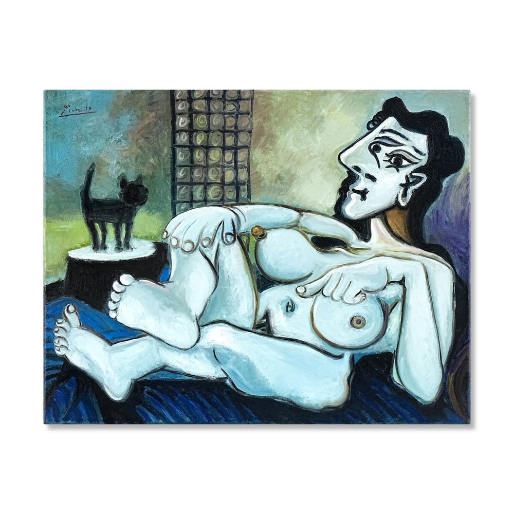 PABLO PICASSO (1881-1973), ATTRIBUTED TO, OIL ON CANVAS: Image Dimensions: 20 3/4 x 26 3/4 in (52.5 x 67.7 cm) This painting comes with COA. Pablo Picasso is universally regarded as the greatest master of twentieth-century modern art and one of the most inf