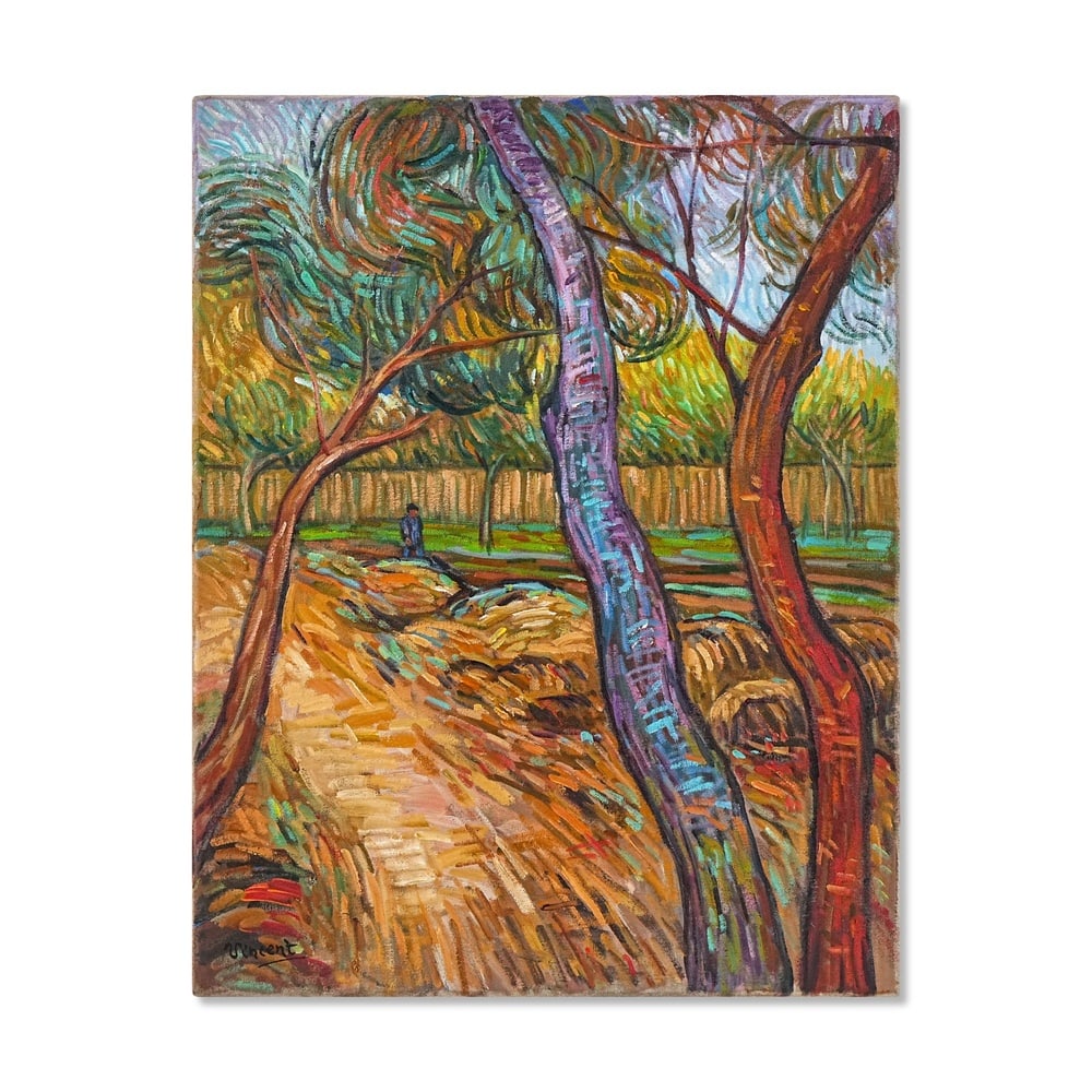 VINCENT VAN GOGH (1853-1890), ATTRIBUTED TO, OIL ON CANVAS: Signed (lower left) Image Dimensions: 28 x 22 in (71.3 x 56 cm) This painting comes with COA. Vincent van Gogh is universally regarded as one of the greatest painters in the history of Western art and