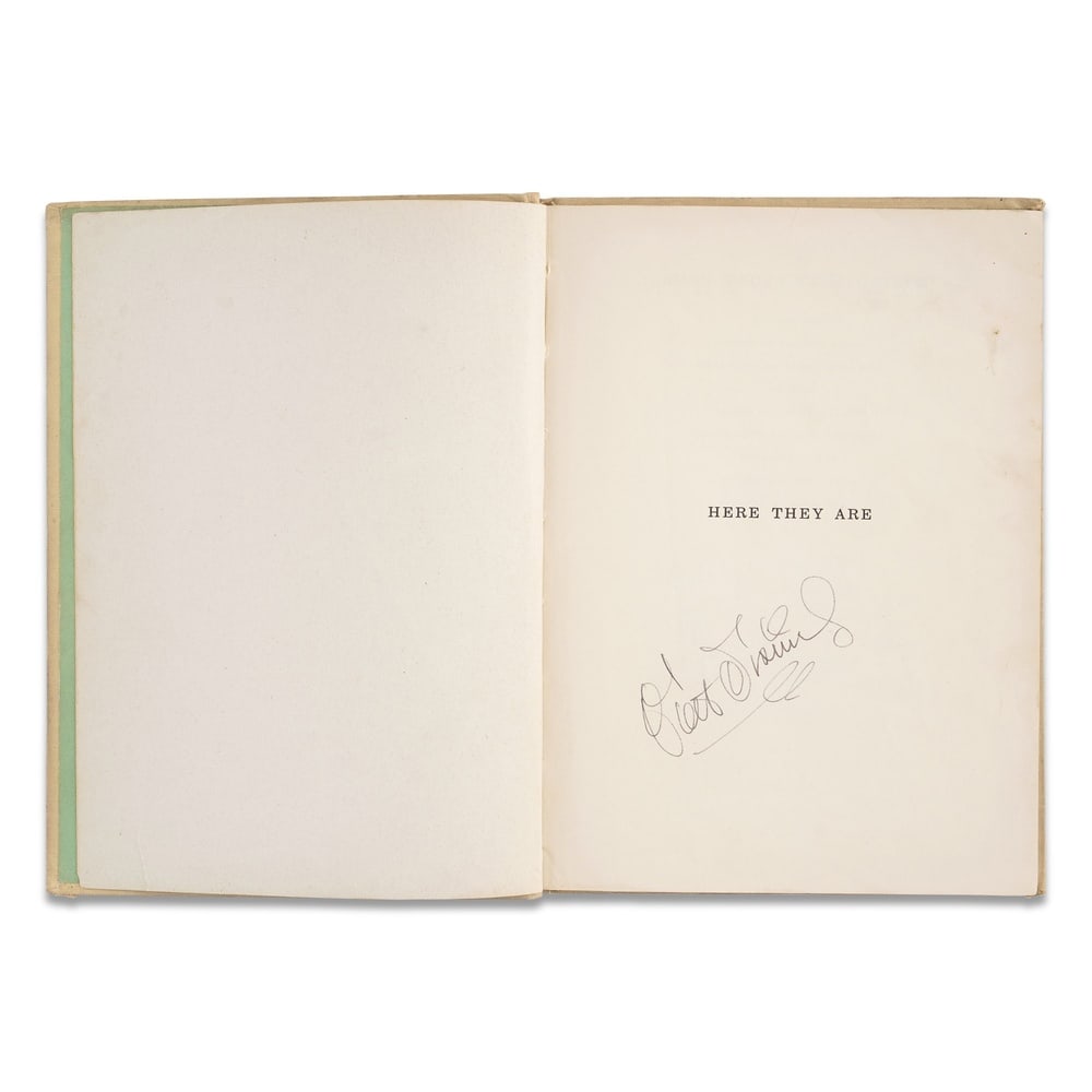 WALT DISNEY SIGNED "HERE THEY ARE" - 3