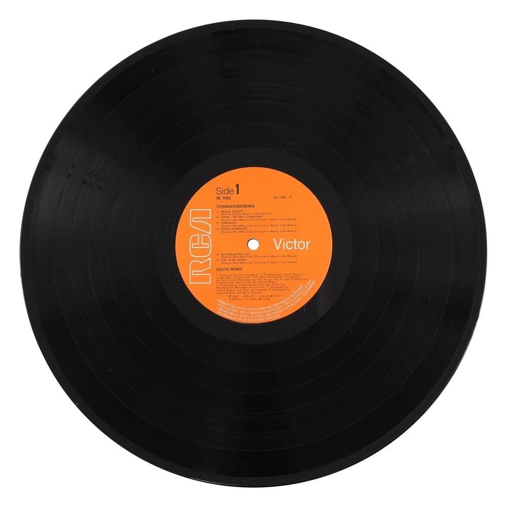 DAVID BOWIE SIGNED "CHANGESONEBOWIE" LP - 3