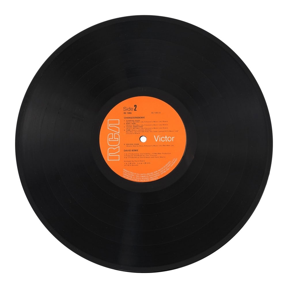 DAVID BOWIE SIGNED "CHANGESONEBOWIE" LP - 4