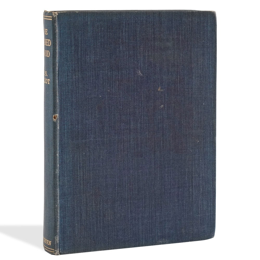 T. S. ELIOT SIGNED "THE SACRED WOOD: ESSAYS ON POETRY AND CRITICISM" (1 of 5)