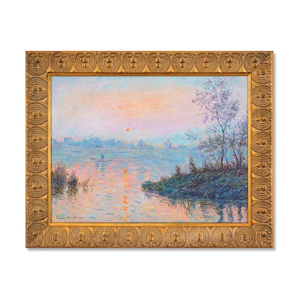 CLAUDE MONET (1840-1926), ATTRIBUTED TO, OIL ON CANVAS: Signed (lower left) Image Dimensions: 23 5/8 x 31 1/2 in (60 x 80 cm) Framed Dimensions: 31 1/8 x 38 3/4 in (79 x 98.5 cm) This painting comes with COA. Signed (lower left) Image Dimensions: 23 5/8 x 