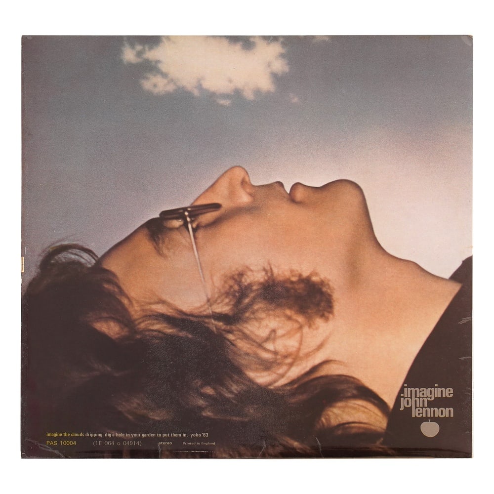 JOHN LENNON SIGNED "IMAGINE" LP - 2
