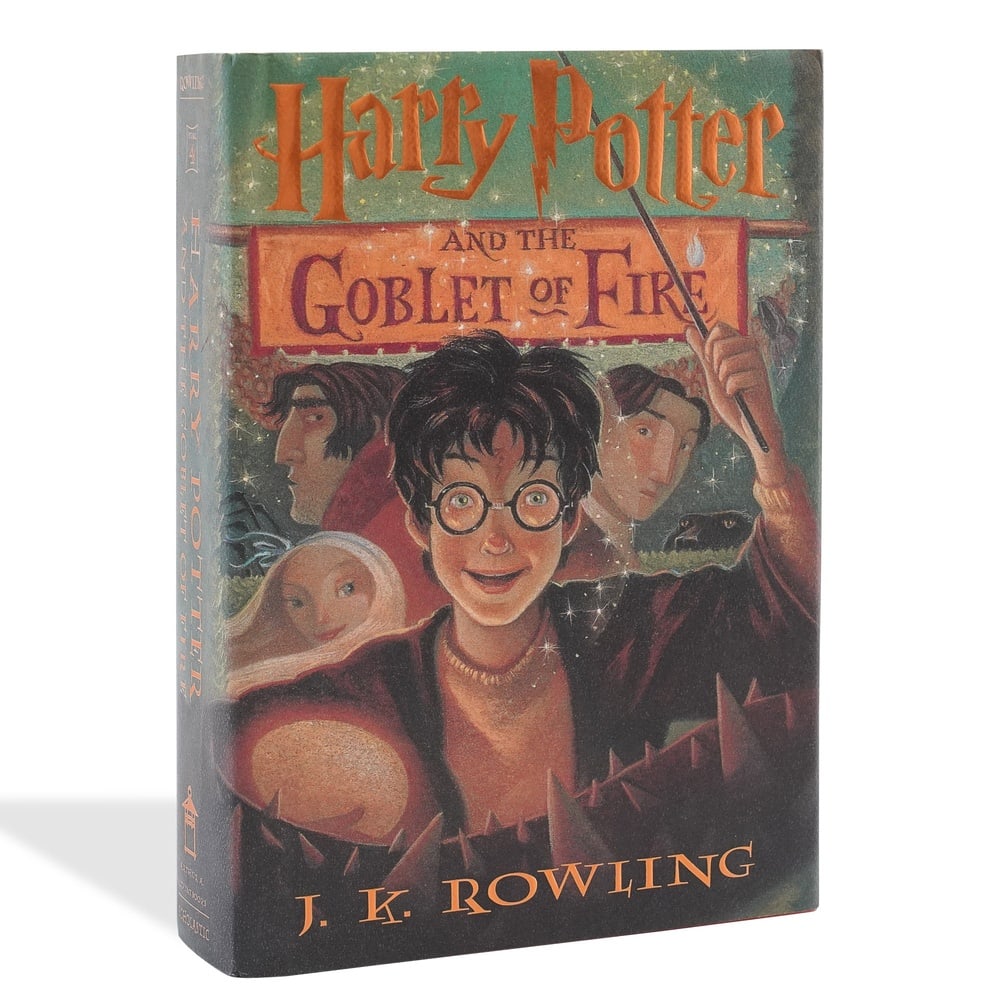J. K. ROWLING SIGNED "HARRY POTTER AND THE GOBLET OF FIRE" FIRST EDITION FIRST PRINTING (1 of 5)