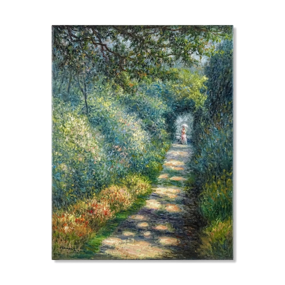 PIERRE-AUGUSTE RENOIR (1841-1919), ATTRIBUTED TO, OIL ON CANVAS: Signed (lower left) Image Dimensions: 26 1/2 x 20 3/4 in (67.5 x 52.7 cm) This painting comes with COA. Pierre-Auguste Renoir stands among the founding masters of Impressionism and remains one of the