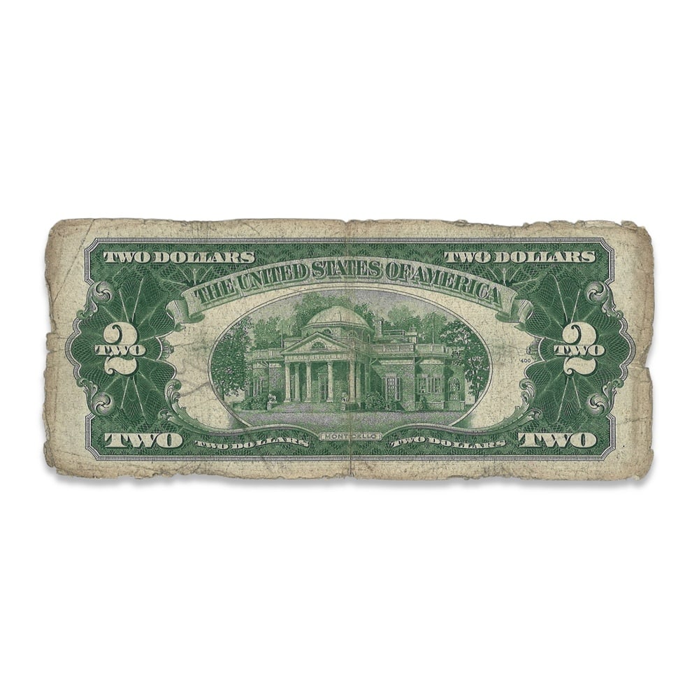 ELVIS PRESLEY SIGNED U.S. TWO DOLLAR NOTE - 2