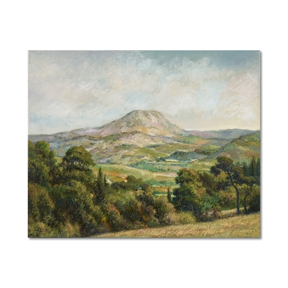 PAUL CEZANNE (1839-1906), ATTRIBUTED TO, OIL ON CANVAS: Image Dimensions: 27 1/2 x 34 1/4 in (70 x 87 cm) Signed (lower left) Paul Cezanne (1839-1906) was one of the most influential pioneers of modern painting. Born in Aix-en-Provence, France, he bridged