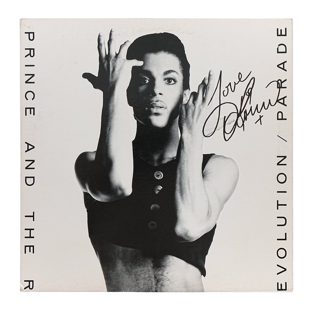 PRINCE SIGNED "PARADE" LP (1986 U.S. FIRST PRESSING) - 2