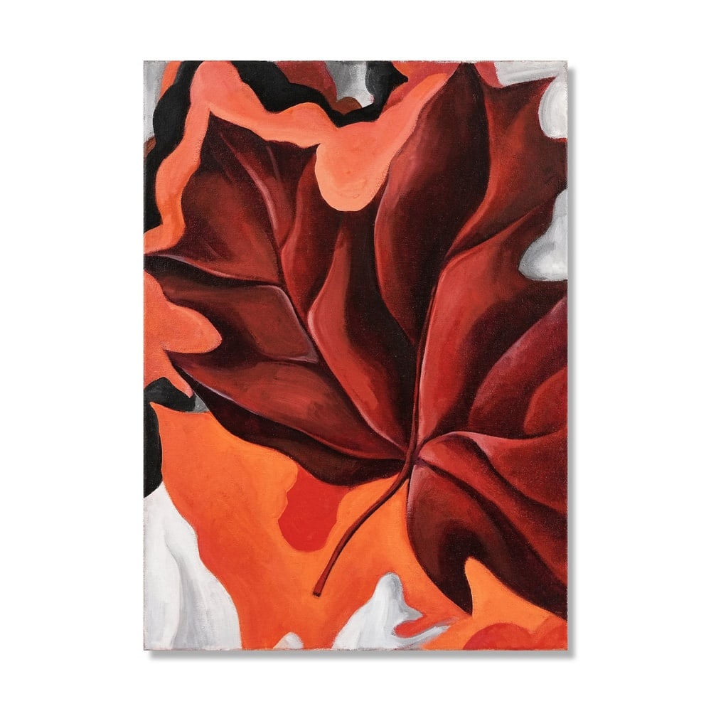 GEORGIA O'KEEFFE (1887-1986), ATTRIBUTED TO, OIL ON CANVAS: Signed (verso) Image Dimensions: 27 1/2 x 19 3/4 in (69.8 x 50.2 cm) This painting comes with COA. Georgia O'Keeffe remains one of the most influential and iconic figures of American modernism,