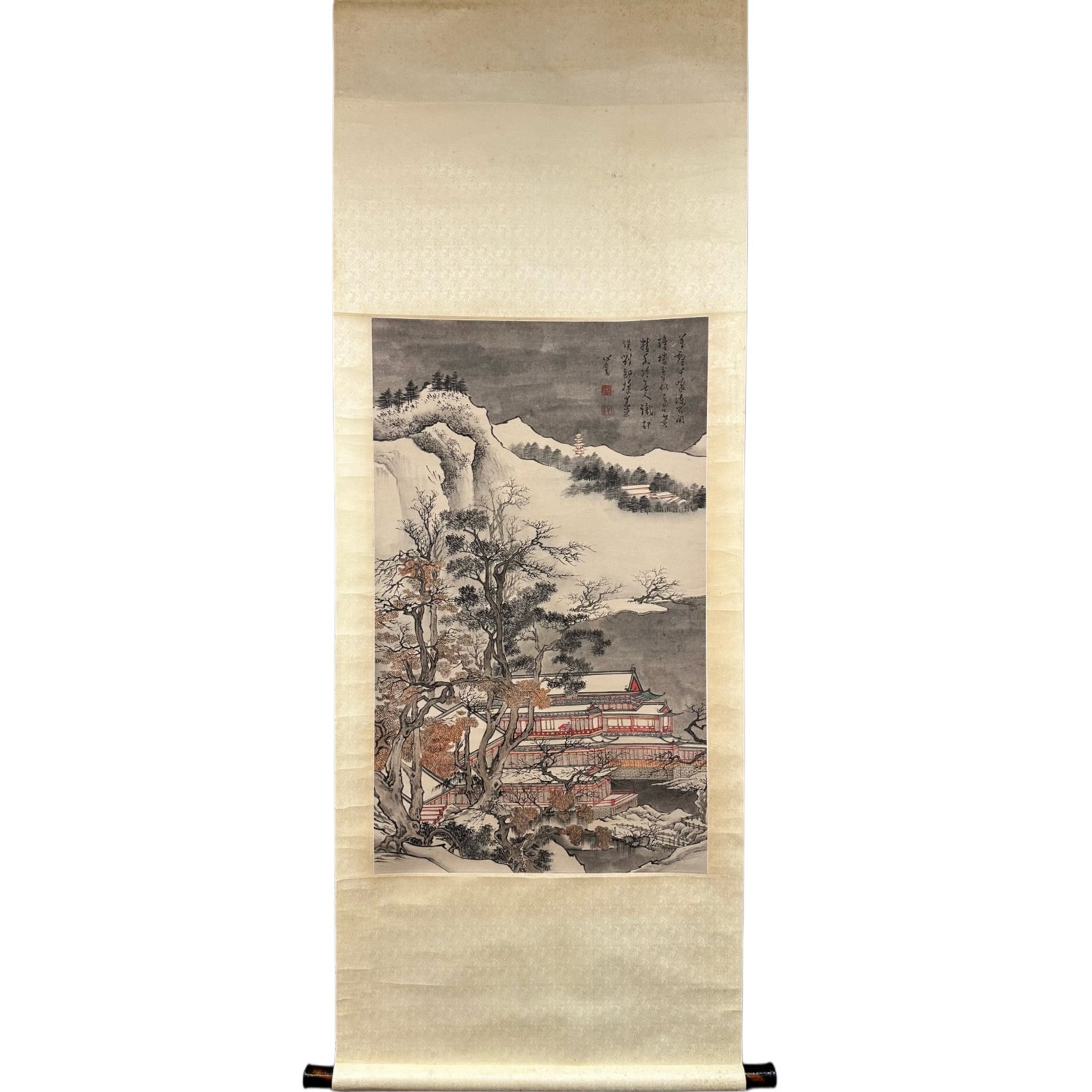 Snow-capped Mountains and Jade Palaces - Pu Ru: L. 83 cm. W. 50 cm.