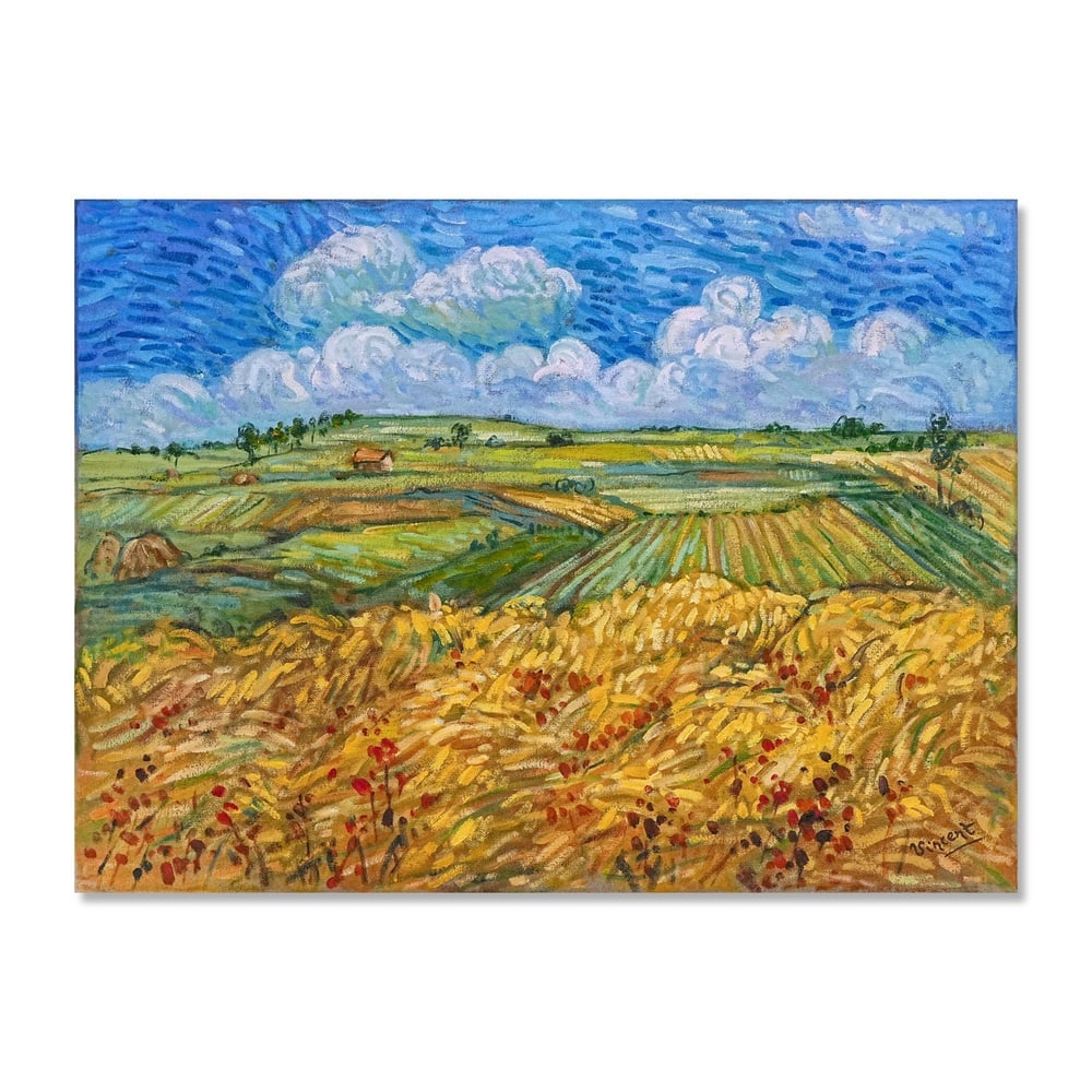VINCENT VAN GOGH (1853-1890), ATTRIBUTED TO, OIL ON CANVAS: Signed (lower right) Image Dimensions: 22 x 29 1/2 in (55.5 x 75 cm) This painting comes with COA. Vincent van Gogh (1853-1890) was one of the defining figures of modern art, whose radical use of colo