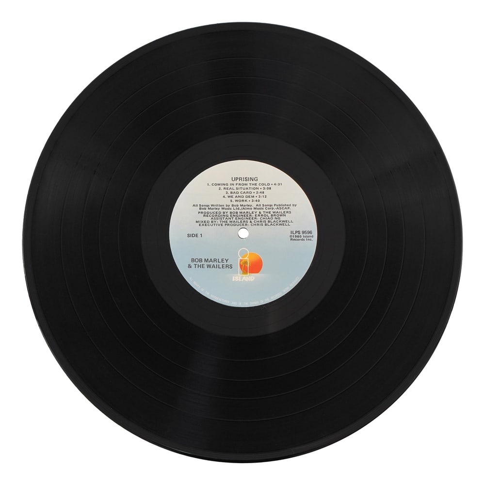 BOB MARLEY SIGNED "UPRISING" LP - 3