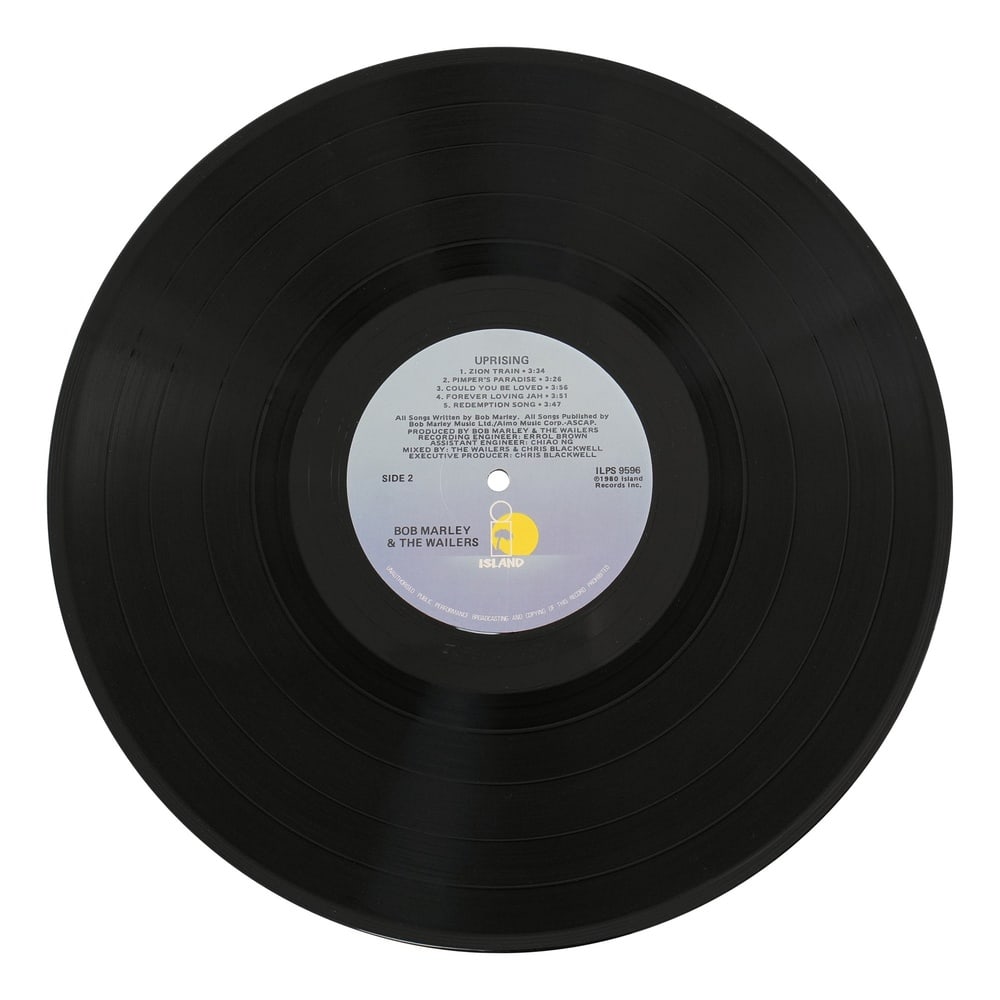 BOB MARLEY SIGNED "UPRISING" LP - 4