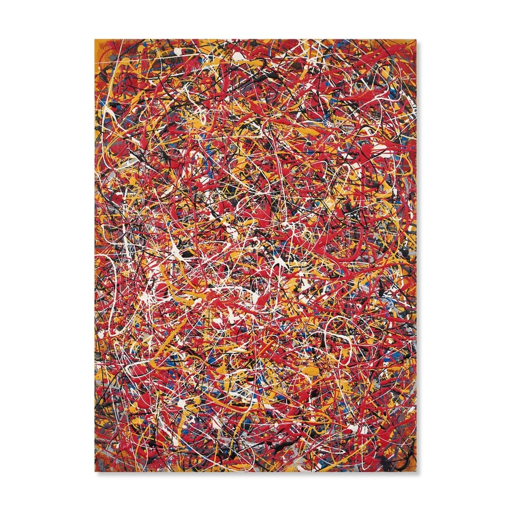 JACKSON POLLOCK (1912-1956), ATTRIBUTED TO, OIL, ENAMEL AND ALUMINUM PAINT ON CANVAS: Signed (lower left) Image Dimensions: 30 7/8 x 22 5/8 in (78.4 x 57.4 cm) This painting comes with COA. Titled Number 37 and dated circa 1948, this composition is dominated by an exceptionally