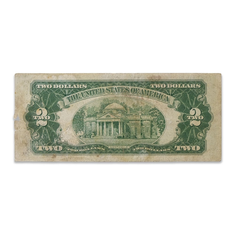 ALBERT EINSTEIN SIGNED SERIES 1953 U.S. TWO DOLLAR NOTE - 2