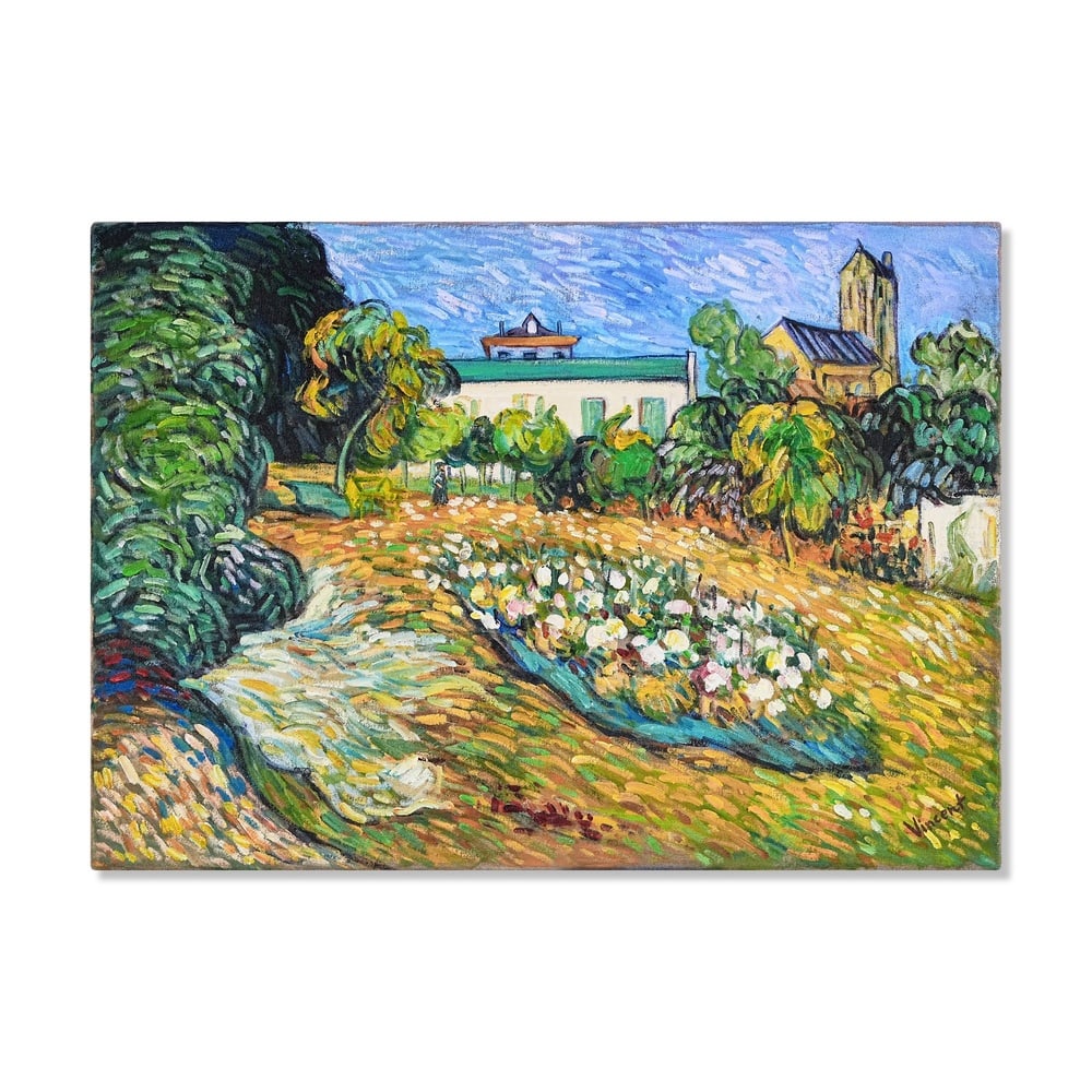 VINCENT VAN GOGH (1853-1890), ATTRIBUTED TO, OIL ON CANVAS: Signed (lower right) Image Dimensions: 20 3/4 x 28 3/4 in (52.4 x 73.2 cm) This painting comes with COA. Few landscapes occupy a more important position within Vincent van Gogh's late career than the 