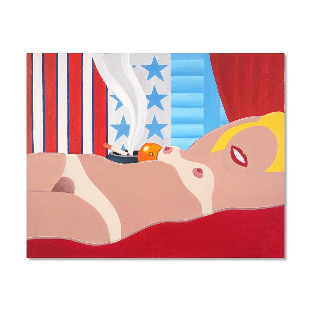 TOM WESSELMANN (1931-2004), ATTRIBUTED TO, ACRYLIC ON CANVAS: Signed (verso) Image Dimensions: 36 x 28 1/2 in (91.4 x 72.4 cm) This painting comes with COA. Tom Wesselmann emerged as one of the most distinctive figures within the American Pop Art movement.