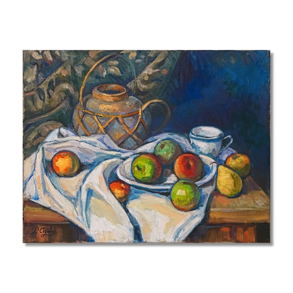 PAUL CEZANNE (1839-1906), ATTRIBUTED TO, OIL ON CANVAS: Signed (lower left) Image Dimensions: 19 3/4 x 25 3/8 in (50.3 x 64.5 cm) This painting comes with COA. Paul Cezanne stands as a foundational figure in the transition from Impressionism to modern art,