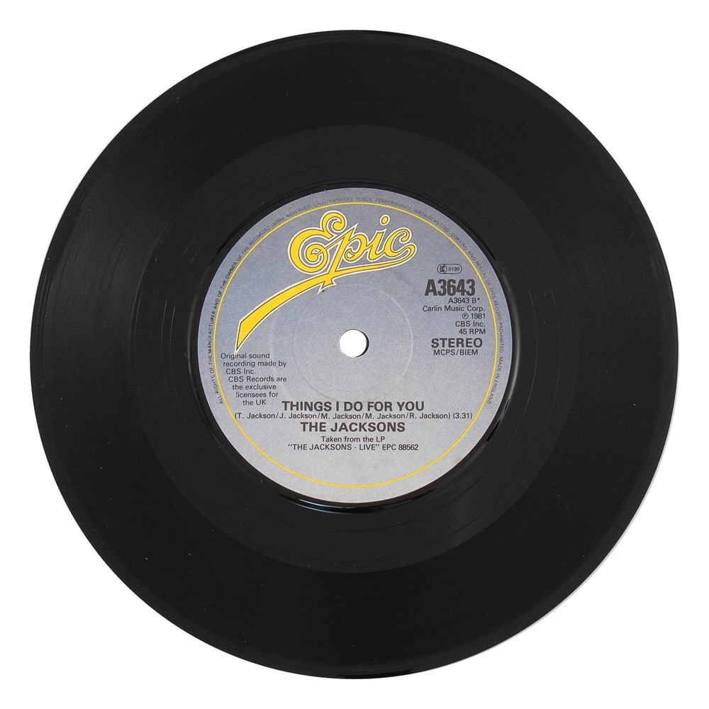 MICHAEL JACKSON SIGNED "THRILLER" 7-INCH SINGLE - 4