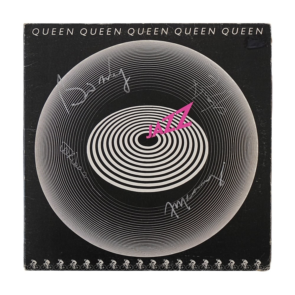 QUEEN FULLY SIGNED "JAZZ" UK FIRST EDITION LP - 2
