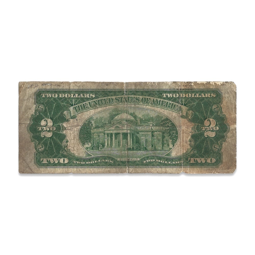 MARILYN MONROE SIGNED U.S. TWO DOLLAR NOTE - 2